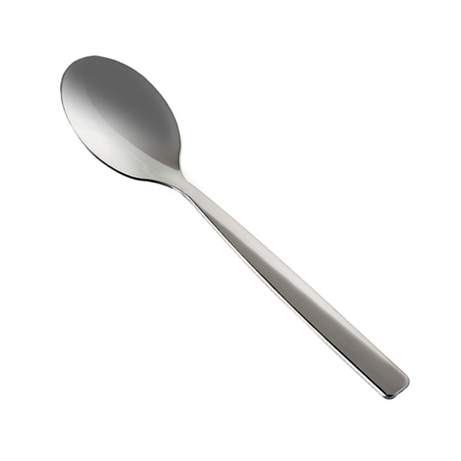 [129.71] Bestek lepel / Spoon metal look 18,8cm Silver 25pc/pk