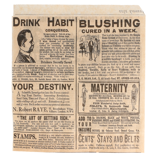 [220.41] Hamburger/Shoarma zakje (2 sides open) Newspaper Kraft 16x16,5cm Greaseproof (500st/pak)