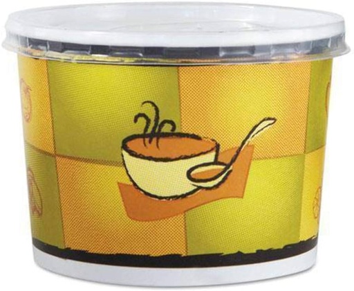 [3161] Food Container Street Side design 16 oz  25st/pk