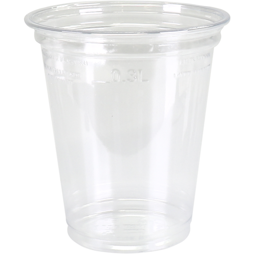 [4533411] PET Clear Cup 300ml transp. 12st/pk