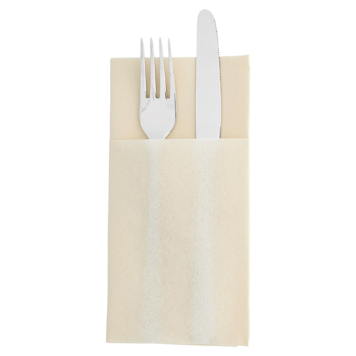 [169.391] Napkins Kangaroo 55GSM 40x40cm Ivory Airlaid (50st/pak)