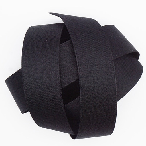 [200.40] Cottonade Ribbon 10mm x 20mtr Black Cotton (per stuk)