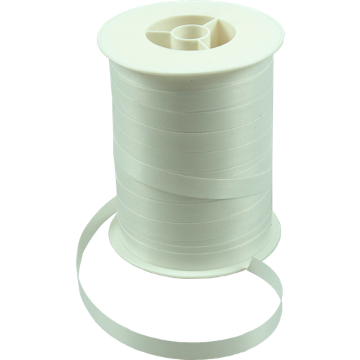 [710309] Krullint poly Wit 10mm x 250mtr (per spoel)