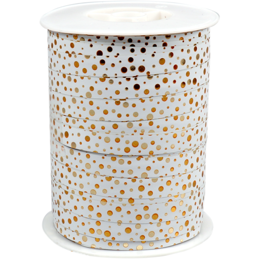 [777584] Krullint Sochi 10mm/250m creme/goud (per rol)