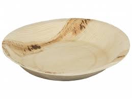 [910134] Palmblad bord / Plate 18cm dia (25st/pak)