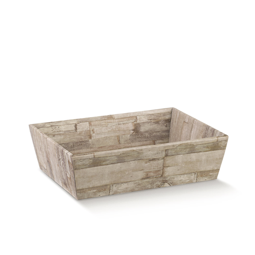 [801.85] Baskets 29x21x9cm Wood Cardboard (per stuk)