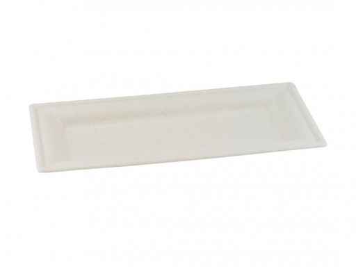 [819720] Bagasse/Suikerriet bord "Karo" 260x130x15mm Kraft (50st/pak)