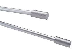 [830810] Vaandelstok 95cm metal look t.b.v. Banner (2st/set)