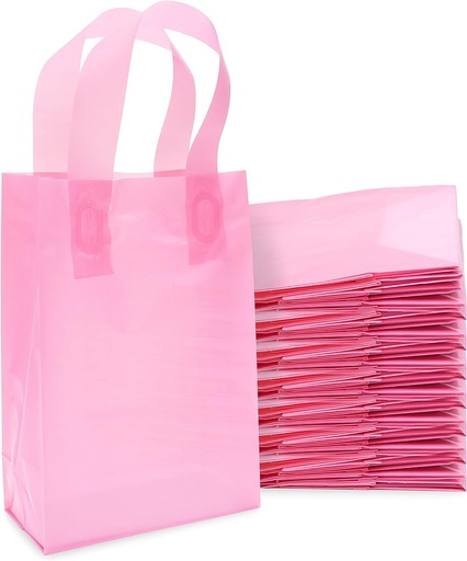 [8410] Frosty soft loop Hot Pink 8x4x10" 250 pcs/cs