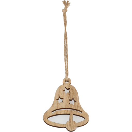 [890272] Hanger Kerstbel 5x4,3cm aan touw (24st/pak)
