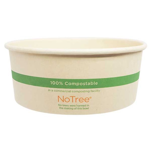 [BONT24W] 24oz NoTree Paper Bowl Wide (300st/doos)