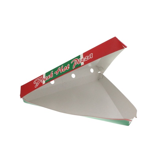 [D186] 18/6 Pizza Hinged Tray "Fresh Hot" Design (220pcs/cs)