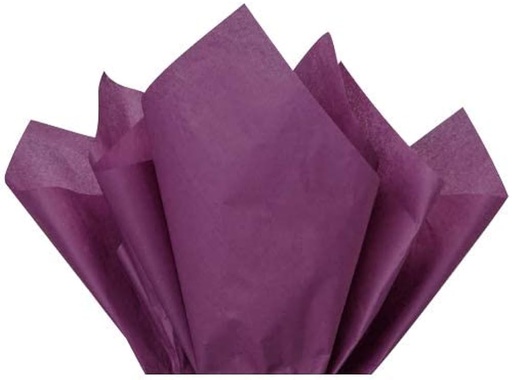 [10087] Tissue Sheets / Satin Wrap Plum 20x30" 480 sheets/pk