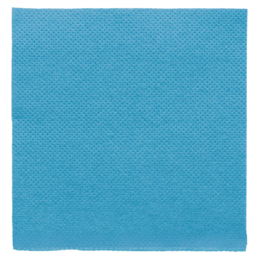 [153.97] Napkins Double Point Turquoise Blue 20x20cm 1/4-fold (24x100pcs/cs)