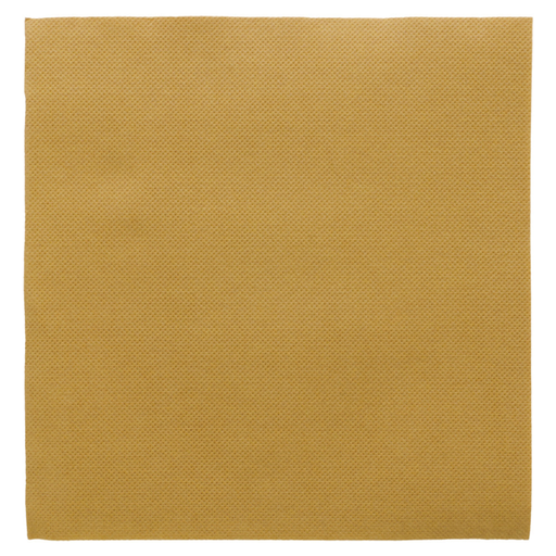 [180.10] Napkins Double Point Gold 39x39cm 1/4-fold (24x50pcs/cs)