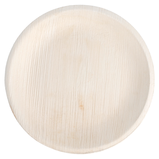 [188.63] Bordje / plate Palm Leaf Rond 180mm  (8x25pcs/cs)