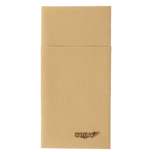[222.08] Napkins Airlaid "Kangaroo" 1/8-fold Naturel 40x40cm..(14x50pcs/cs)
