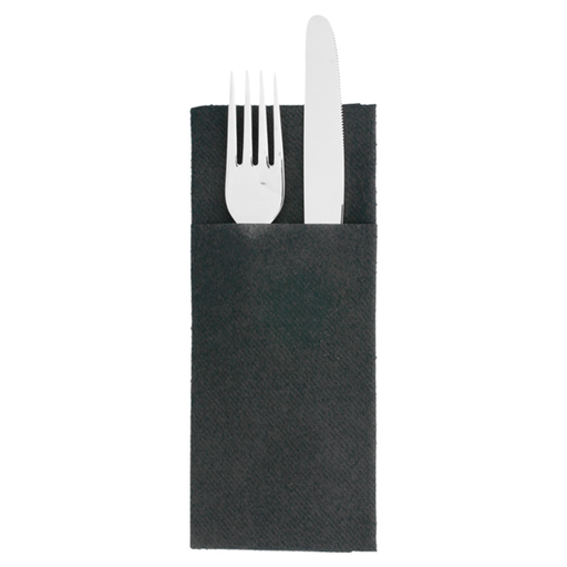 [228.09] Napkins Airlaid Kangurito Black (small) 33x40cm (14x50st/doos)