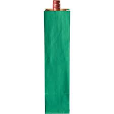 [269704] Fleszakken Blokbodem Groen 10x8x41cm 250st/cs