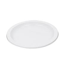 [455313] Plastic Dessertbord / Plastic Plate 170mm wit 360/ds  18x20st