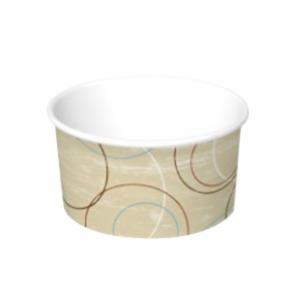 [5DFR] Ice Cream Cups Paper 5 oz Champagne des. 1000pcs/cs