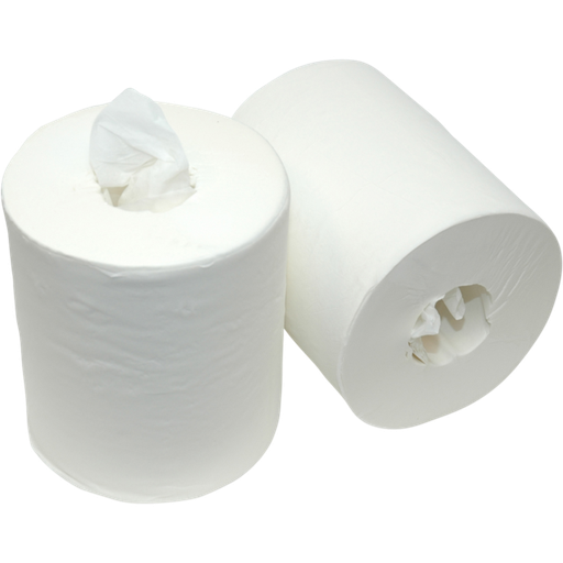 [682903] Qleaniq Poetspapier / Center Pull Midi rol Cellulose wit 21cm x 275m / 1-ply / 6 roll per pk