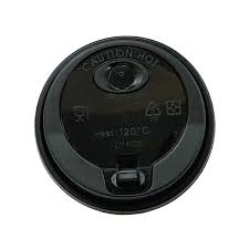 [71872] 8/10/12/16 (Tall) Black PPR Lid (1000pcs/cs)