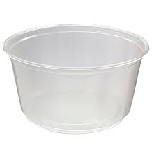 [PK12S] PP Container Clear 12 oz. 500/cs