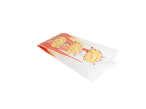 [188.28] Bags for 1/2 Roast Chicken 13+7,5x28cm White Paper (100st/pak)