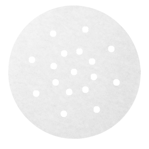 [226.87] Dim-Sum Perforated Liners for 183.05 Diam. 17cm White Greaseproof Parch (250st/pak)