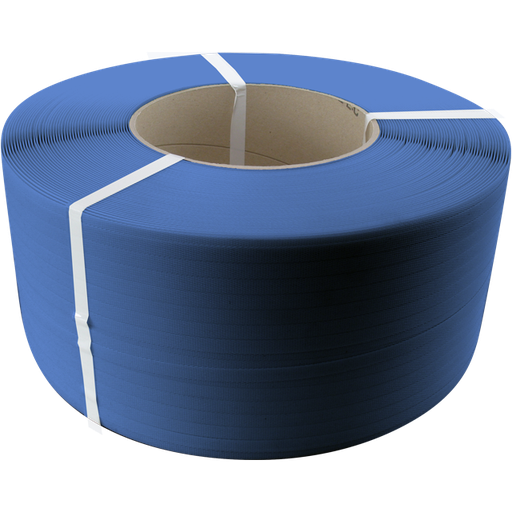 [520142] Poly strapping PP Band Blauw 12mm x 0.55mm 2500mtr (8200ft) Kern 280 (per rol)