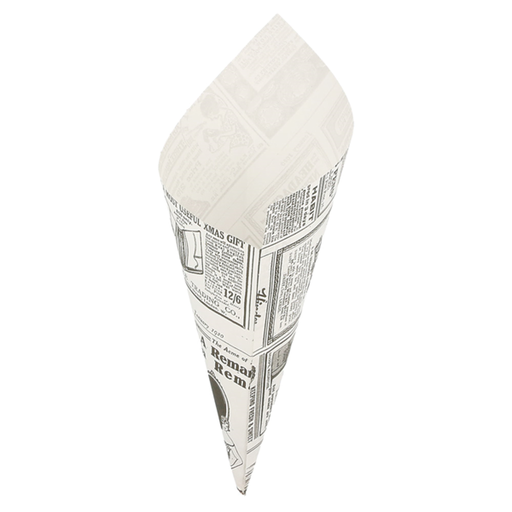 [205.93] Paper Cones "Times" White greaseproof (250st/pak)