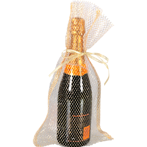 [773335] Cadeauzak Mesh deLuxe Goud 40cm/20cm (per stuk)