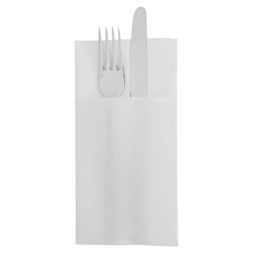 [230.70] Kangaroo Napkins 'Ecolabel - Double Point' 39x40cm White Tissue (1400st/doos)