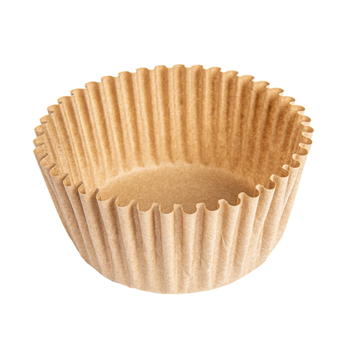 [257.84] Cases "Petits Fours" Diam. 5cm x 2,7cm Natural Greseproof Parch. (1000st/pak)