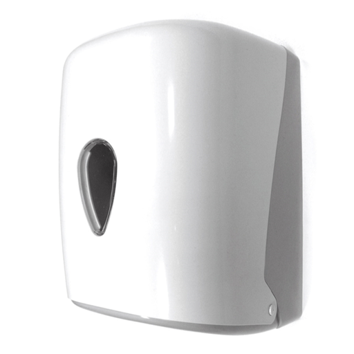 [160.45] Handtowel dispenser "Maxi Barril" 24x24x32,5cm White (per stuk)