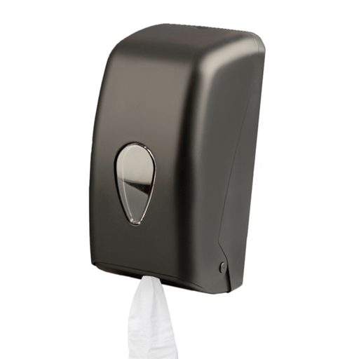 [217.43] Handtowel dispenser "Mini Barril" 14x15x28,5cm Black ABS (per stuk)