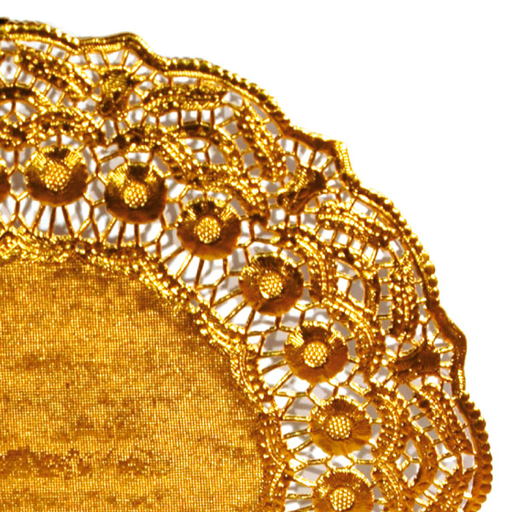 [305.17] doilies rond  30,5cm Gold Metallic (100st/pak)