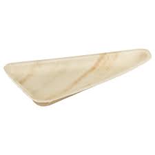 [804120] Palmblad bord triangle 24,5x15x1,8cm (25st/pak)