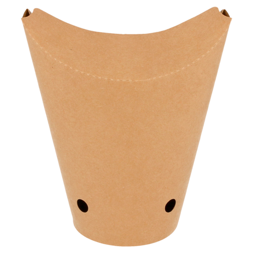 [350.01] Chips Cup Closed 16oz Brown (50st/pak)