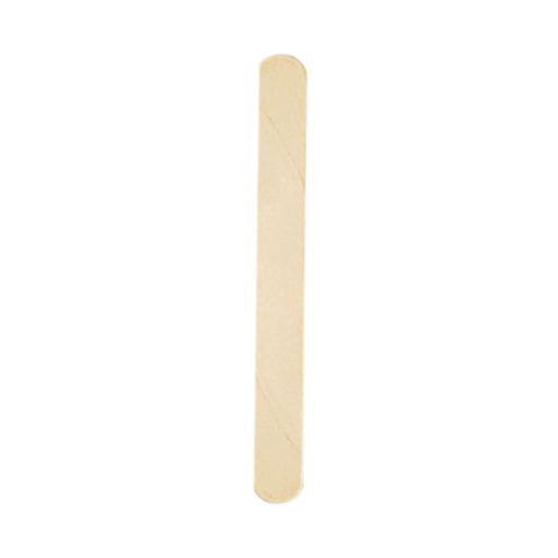 [254.87] Coffee Stirrers / Ice Cream Popsicle Stick  0,92x8,95cm Natural Wood (75st/pak)