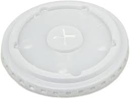 [LCRS22] Flat slotted Lid for 12-22oz. paper cold cup Showtime 1000/cs
