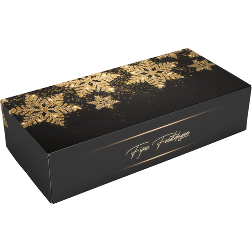 [7546181] Stoldoos Glitter Sterren Middel 34x16x8cm (25st/pak)