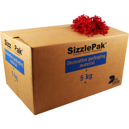 [391485] SizzlePak Vulmateriaal Papier Diep Rood (5kg/doos)
