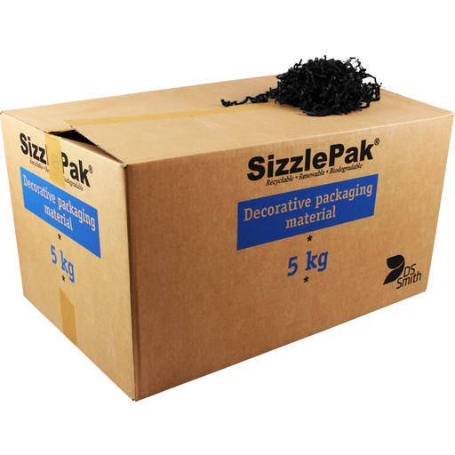 [391484] SizzlePak Vulmateriaal Papier Zwart (5kg/doos)