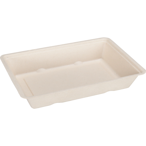 [606009] Snackbakje A50 Bagasse (50st/pak)