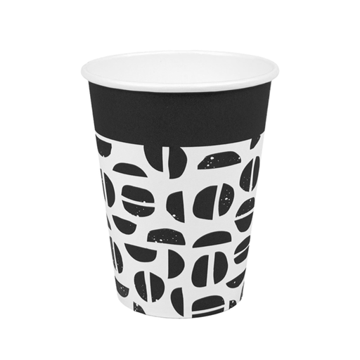 [271.05] Hot Cup single Wall "Java" 360ml (12oz) White cardboard (50st/sleeve)