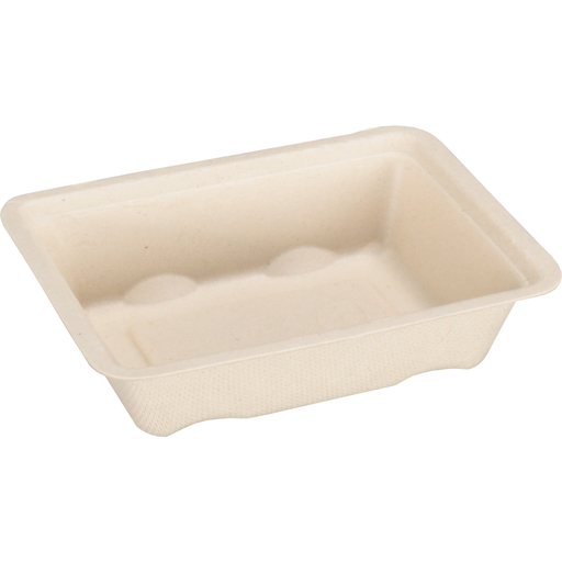 [606001] Snackbakje A7 Bagasse (50st/pak)