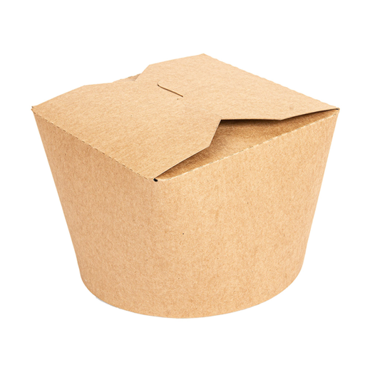[256.85] Noodle/Salad container 1000ml Natural Kraft (50st/pak)