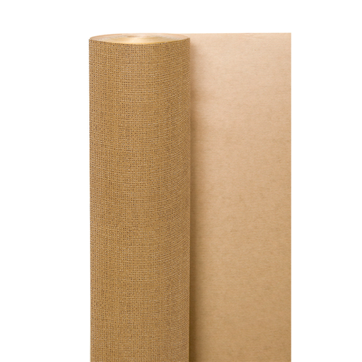 [806.46] Gift Paper "Arpillera" 50mtr x 70cm Kraft Ribbed (per rol)